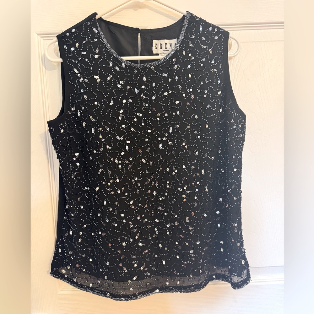 VINTAGE Beaded Top